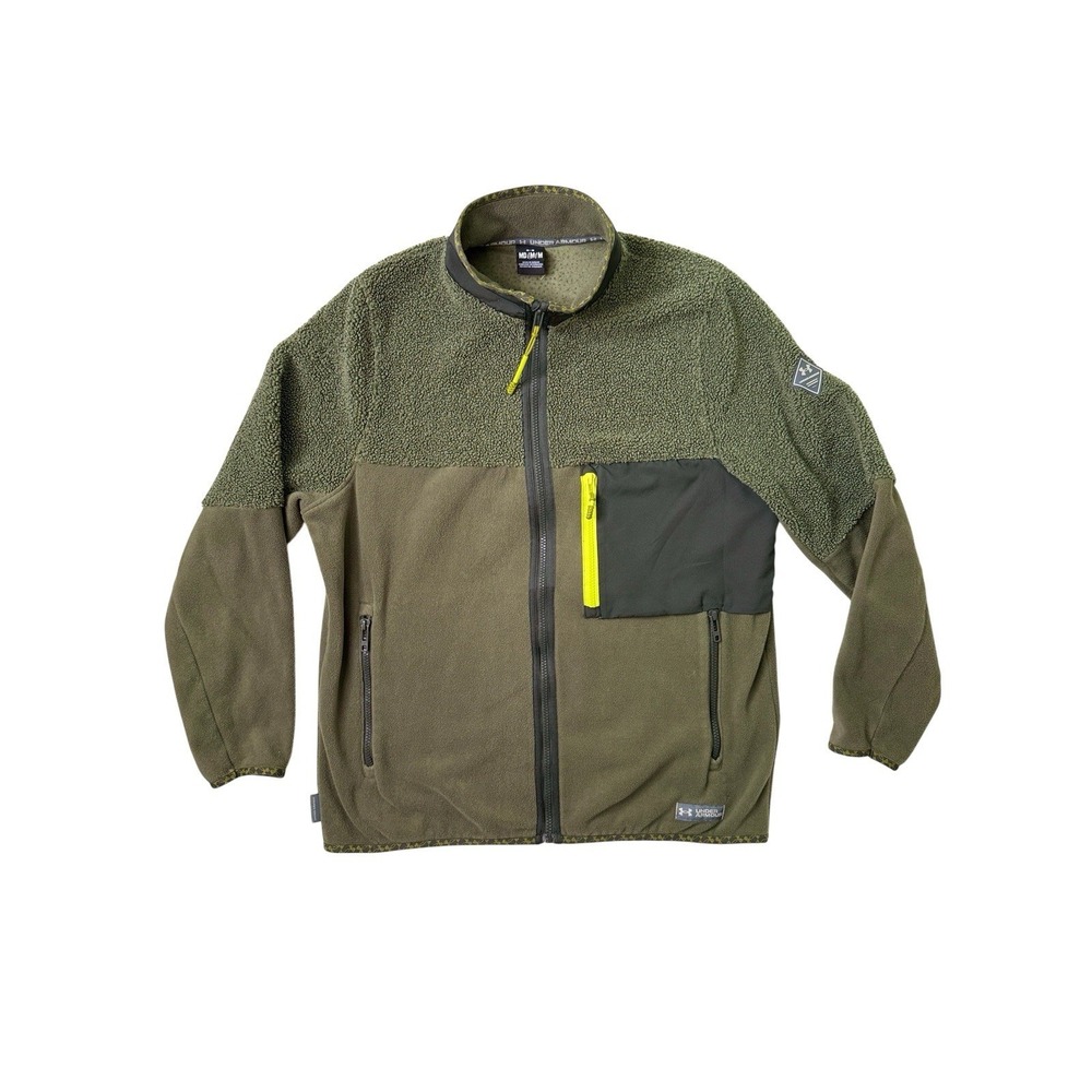Under Armour Men's‎ UA Polartec Maxx Zip Fleece Jacket Green Size Medium